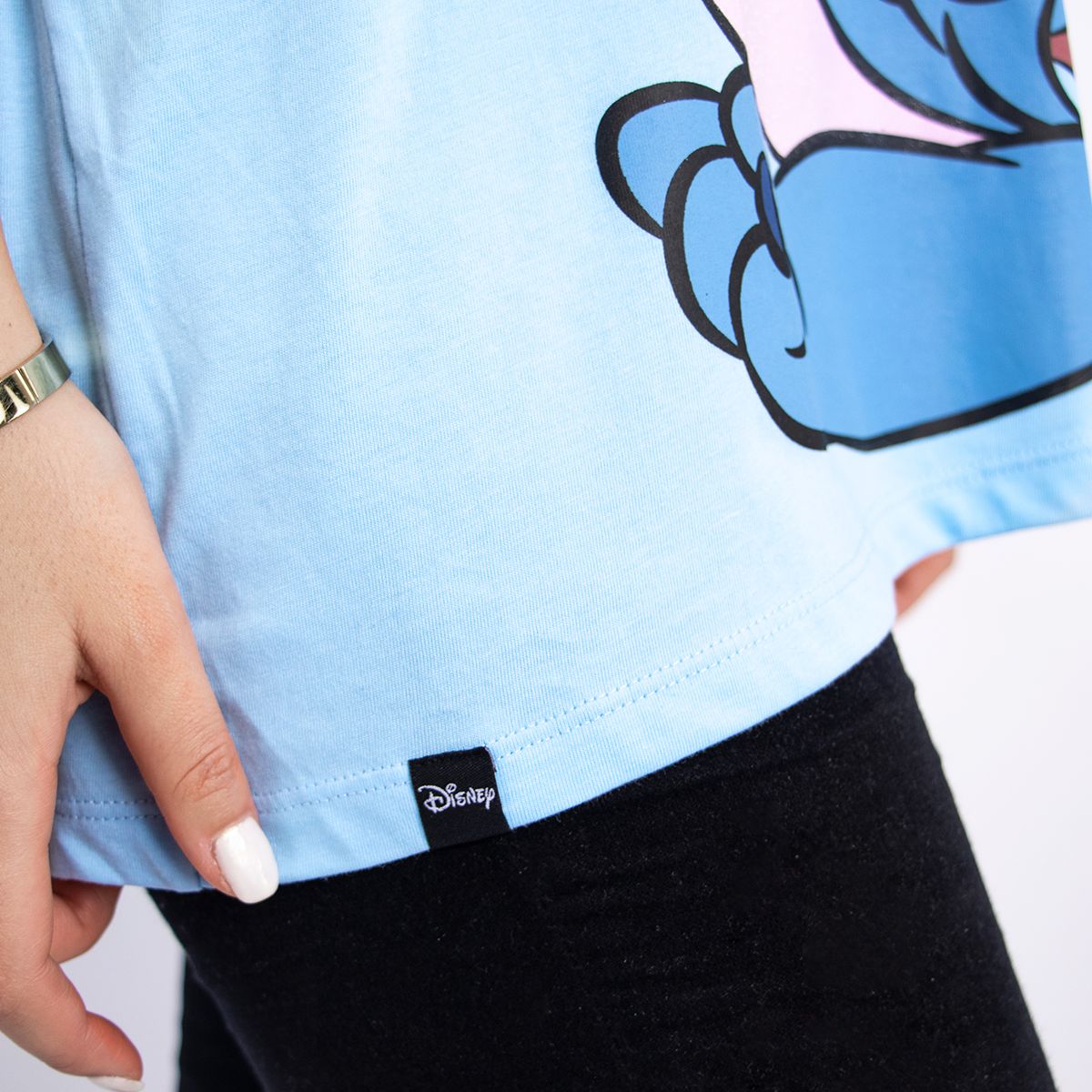 DISNEY - POLO OVERSIZE MC LILO Y STITCH MUJER