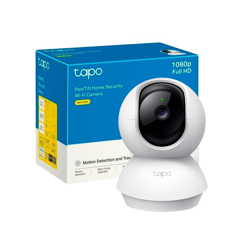 TP LINK - Tapo C200C FHD Cámara Seguridad Audio Bidireccional Giratoria 360