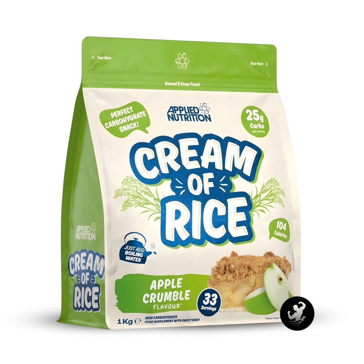 APPLIED NUTRITION - Crema de arroz 1 kg Applied Nutrition - Apple Crumble