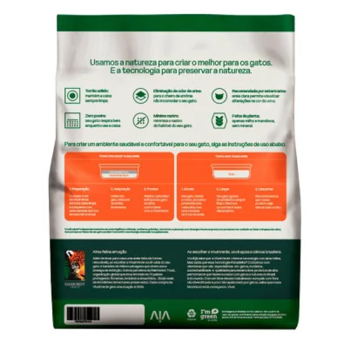 VIVA VERDE - Arena Viva Verde Granos Gruesos 4kg