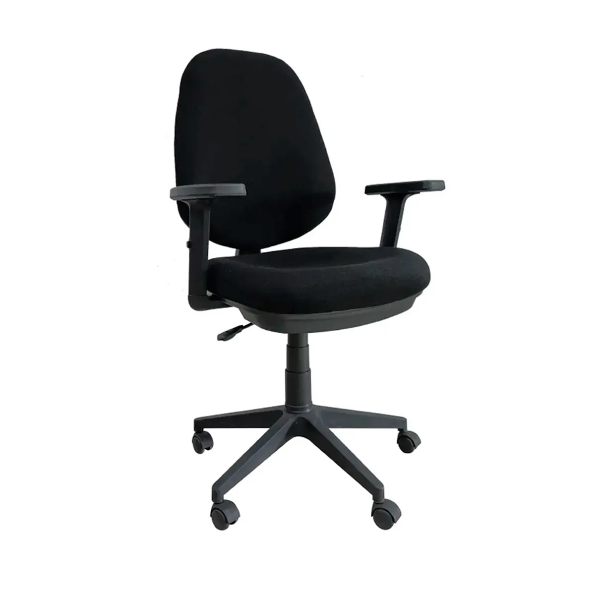 OFIDEAS - Silla Rudy Alta Brazos Regulables II Negro Ofideas