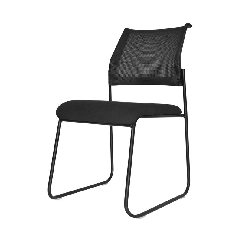 OFIDEAS - Silla De Visita Fija Interlocutor Sip Sb Negro Ofideas