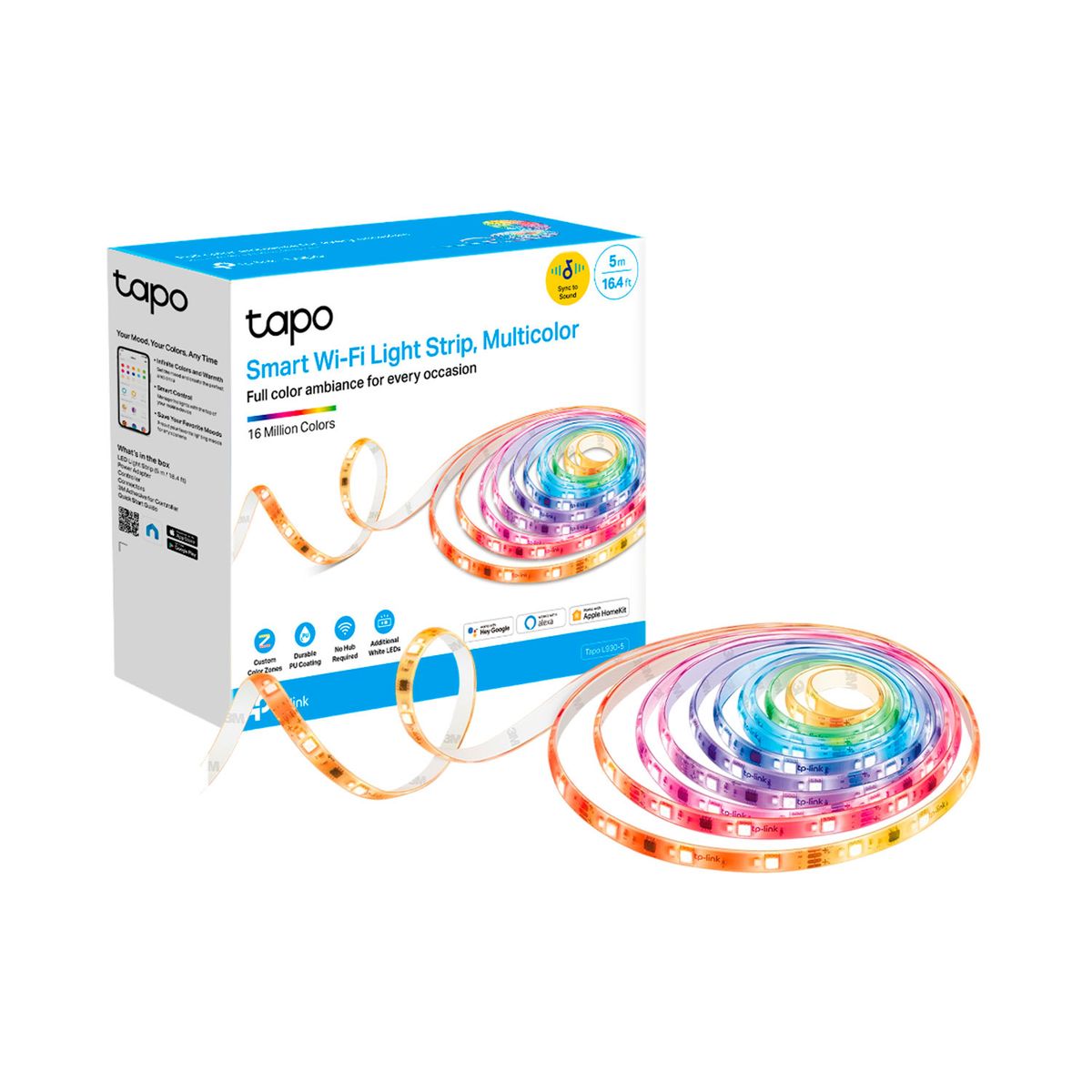 TP LINK - Tapo L930-5 Cinta Luz LED Wifi Multicolor 5M Sincronización de Música