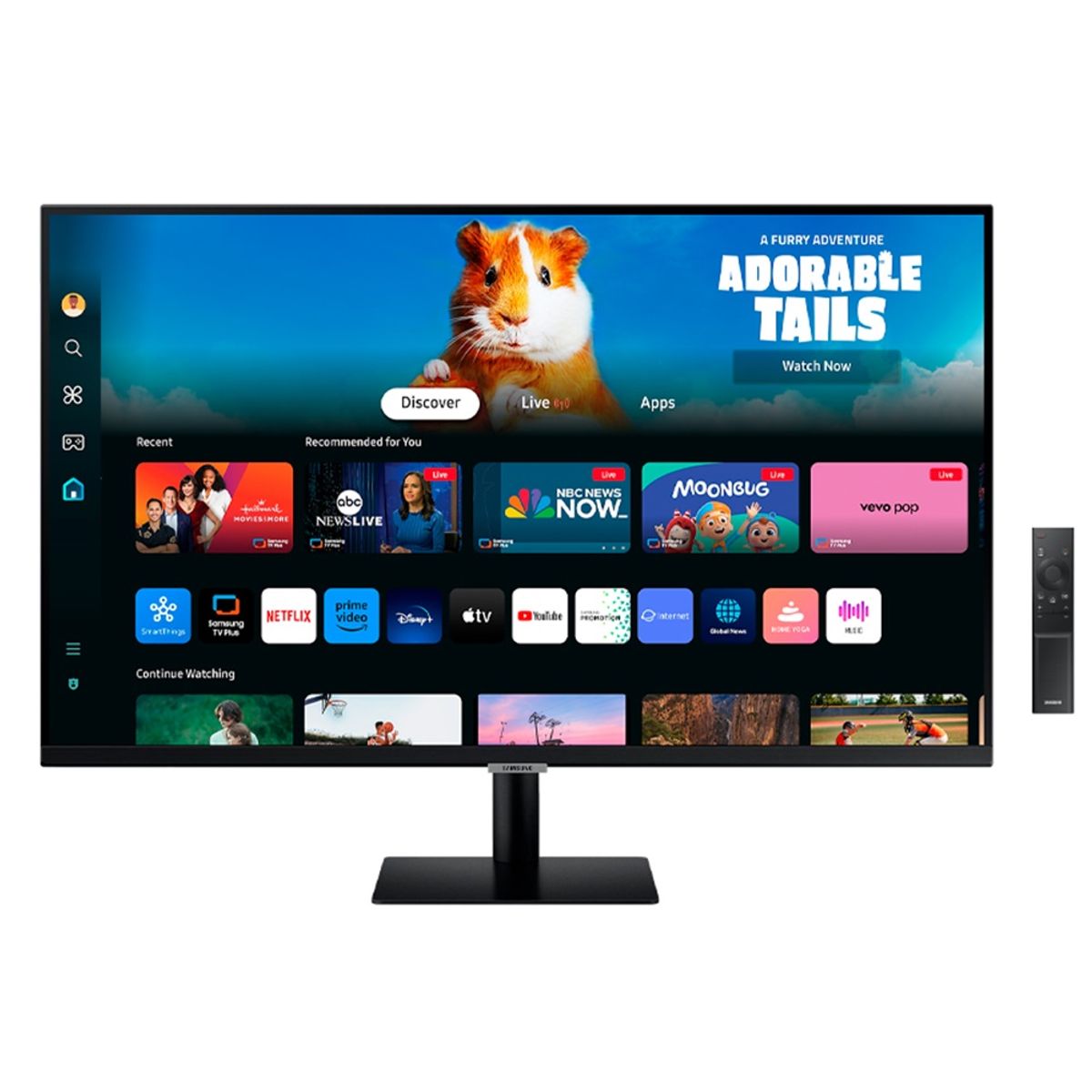 SAMSUNG - Monitor Smart Samsung M5 32 LCD FHD VA1920x1080 HDMI WiFi5 BT52