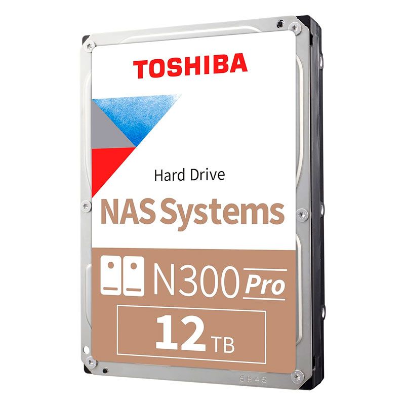 TOSHIBA - Disco duro Toshiba N300 PRO NAS 12TB 7200rpm 512MB Cache 35