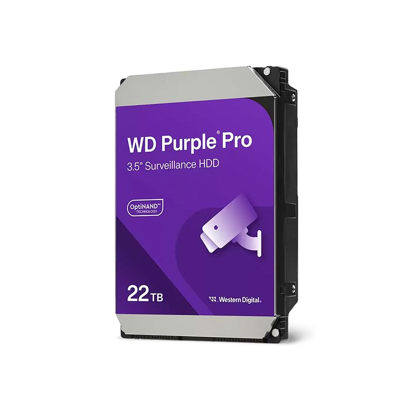 WESTERN DIGITAL - Disco duro Western Digital WD Purple Pro 22TB, SATA, 7200 rpm, 3.5"