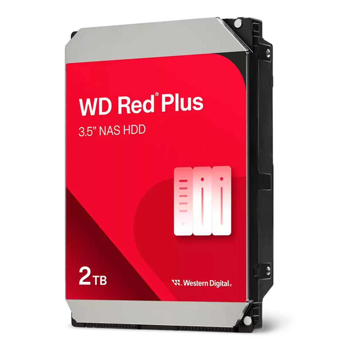 WESTERN DIGITAL - Disco duro Western Digital Red Plus WD20EFPX 2TB 35 Cache 64MB
