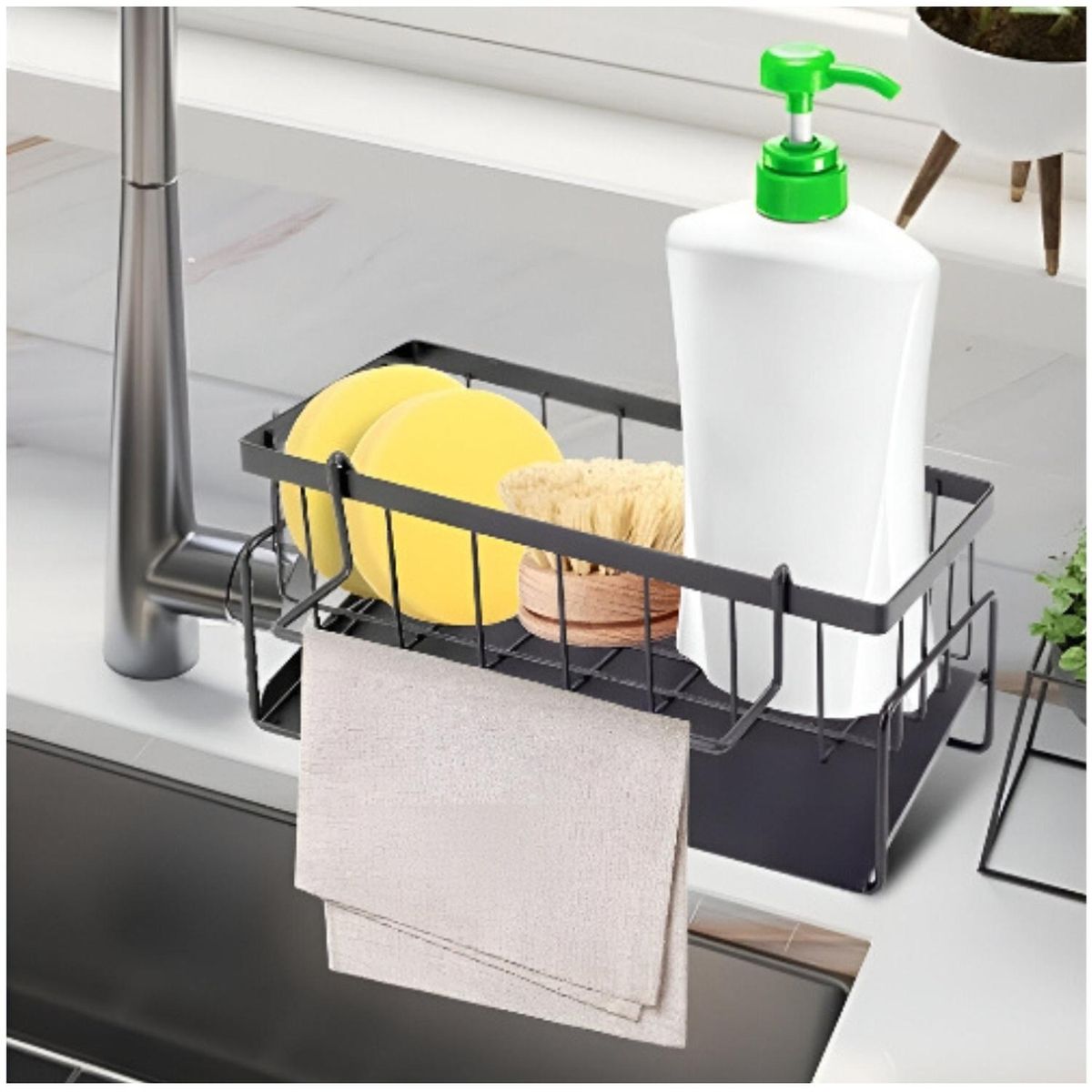 MINARI - Organizador de fregadero de Cocina con Drenaje automático OBD10