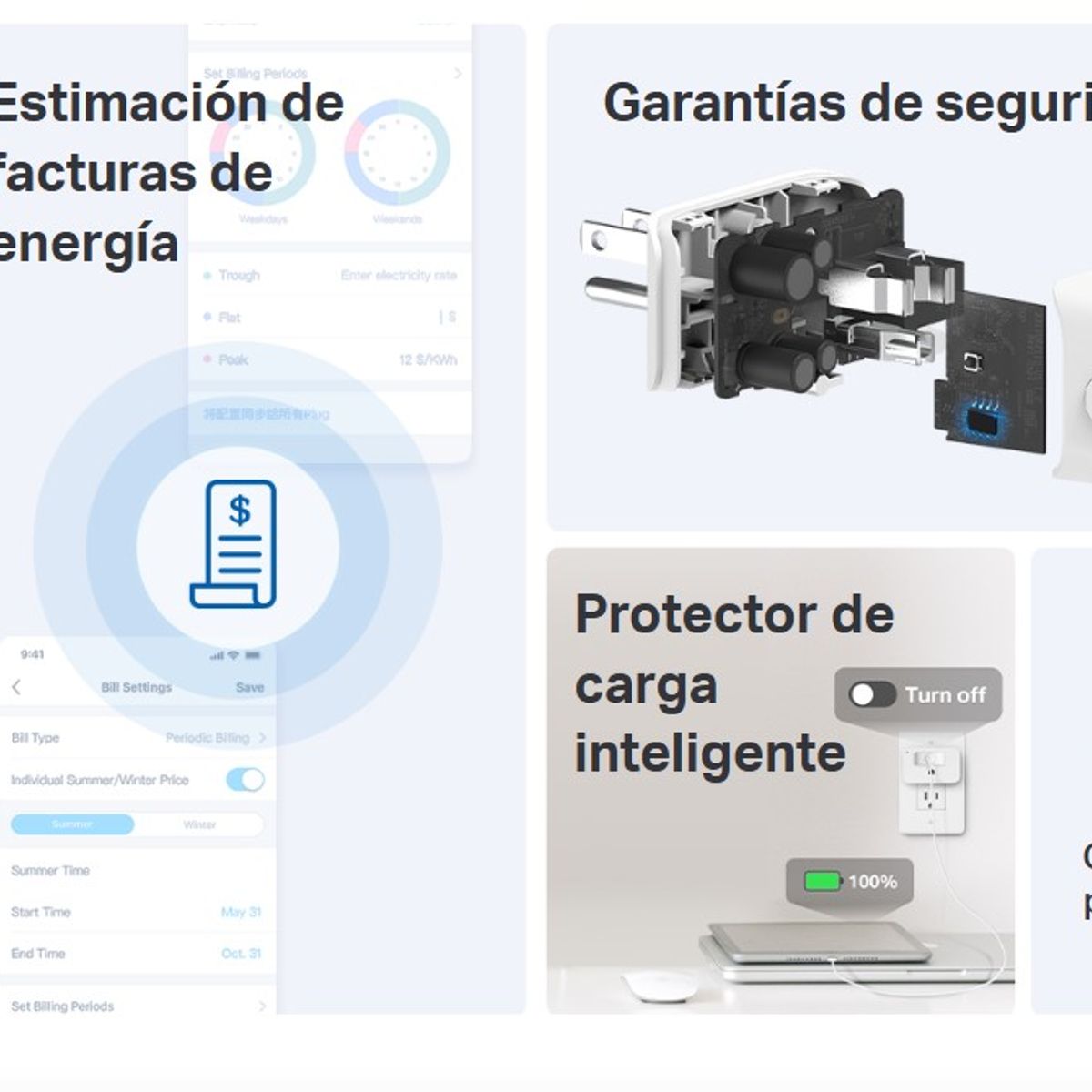 TP LINK - Enchufes Inteligentes TP-Link Tapo P115 4 unidades