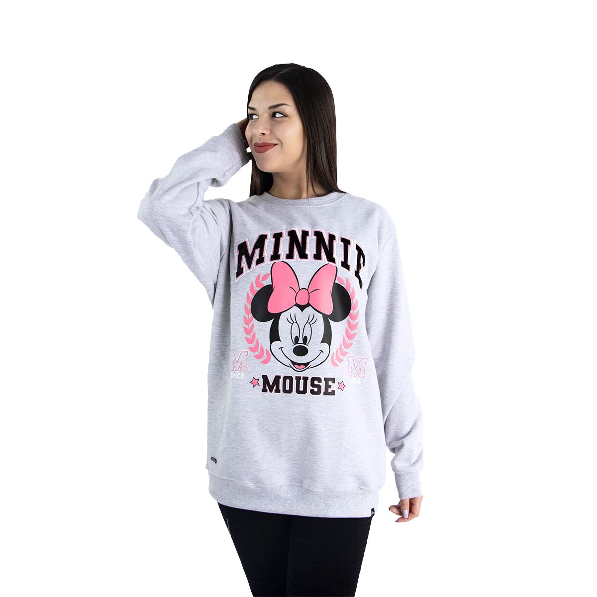 DISNEY CLASICOS - Polera Oversize Mujer Clásicos de Disney Hueso Jaspe