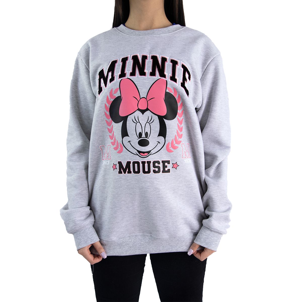 DISNEY CLASICOS - Polera Oversize Mujer Clásicos de Disney Hueso Jaspe