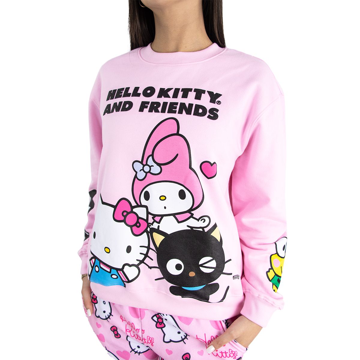 SANRIO - Polera  Mujer Hello Kitty Franela Rosado