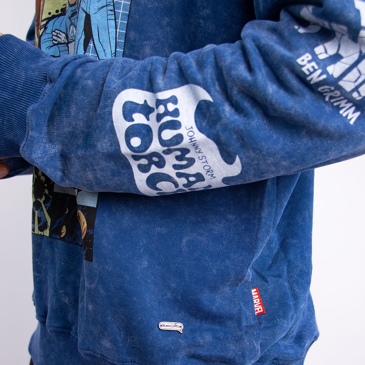 MARVEL - Polera de los 4 Fantasticos hombre  Azul