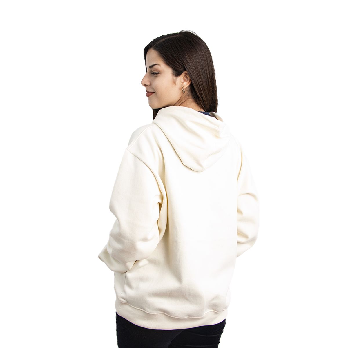 TEXTILES ARVAL - POLERA CON CAPUCHA SQUID GAME MUJER MARFIL