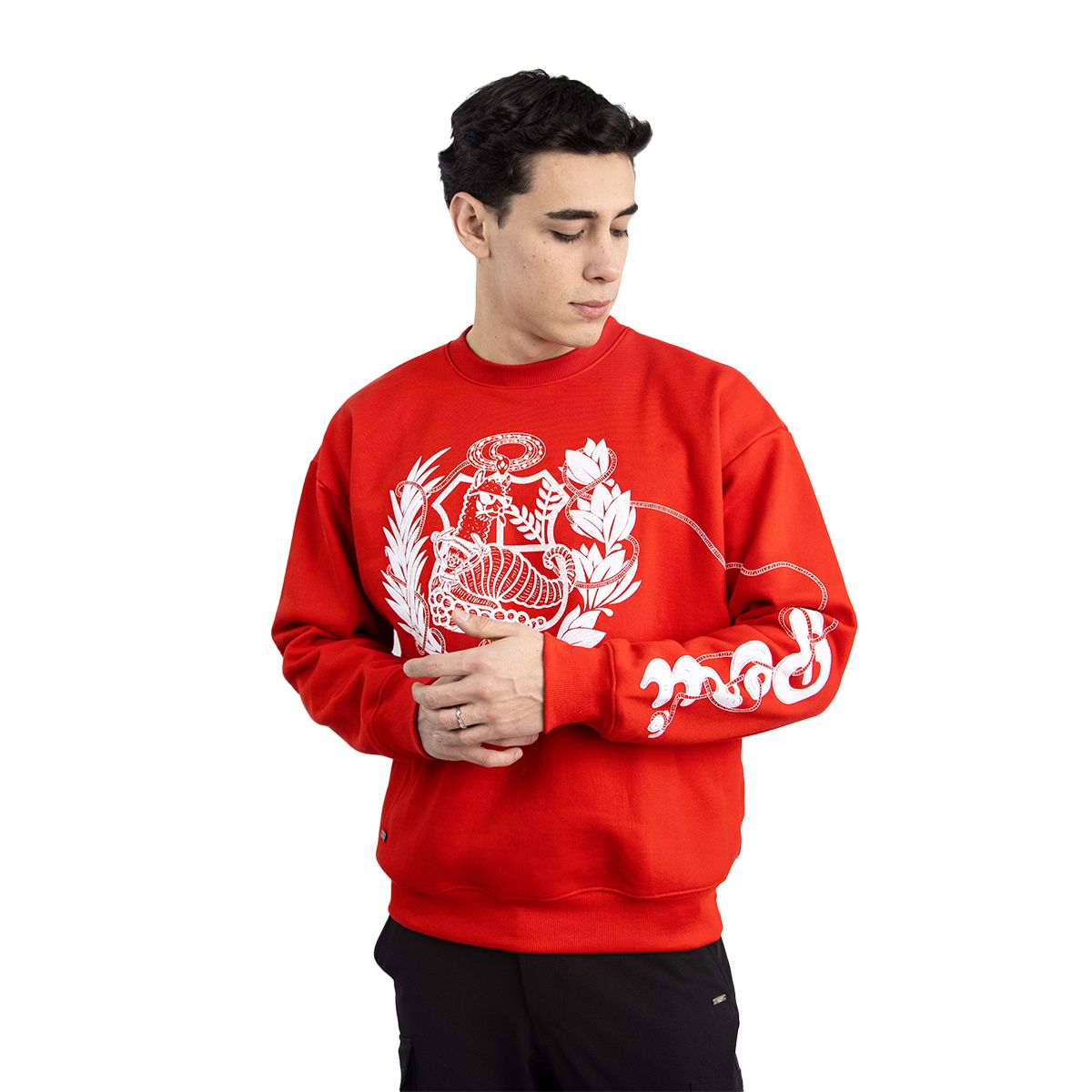 TEXTILES ARVAL - POLERA MODA PERU HOMBRE ROJO