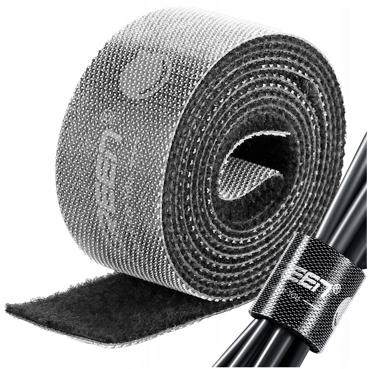 UGREEN - Correa de velcro Ugreen 2m Organizador Nailon Adhesivo LP124 - 40354