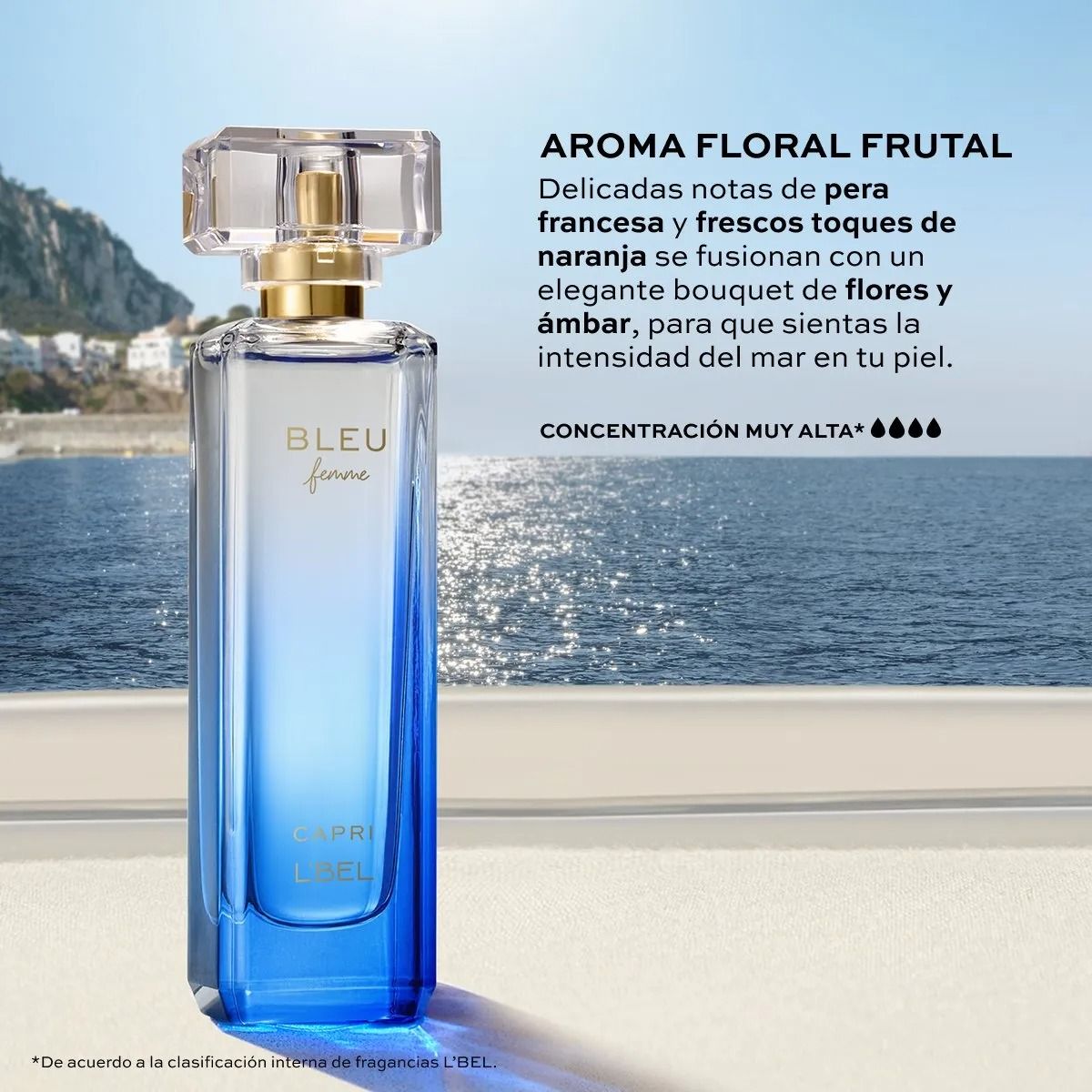 LBEL - PERFUME BLUE FEMME CAPRI  LBEL