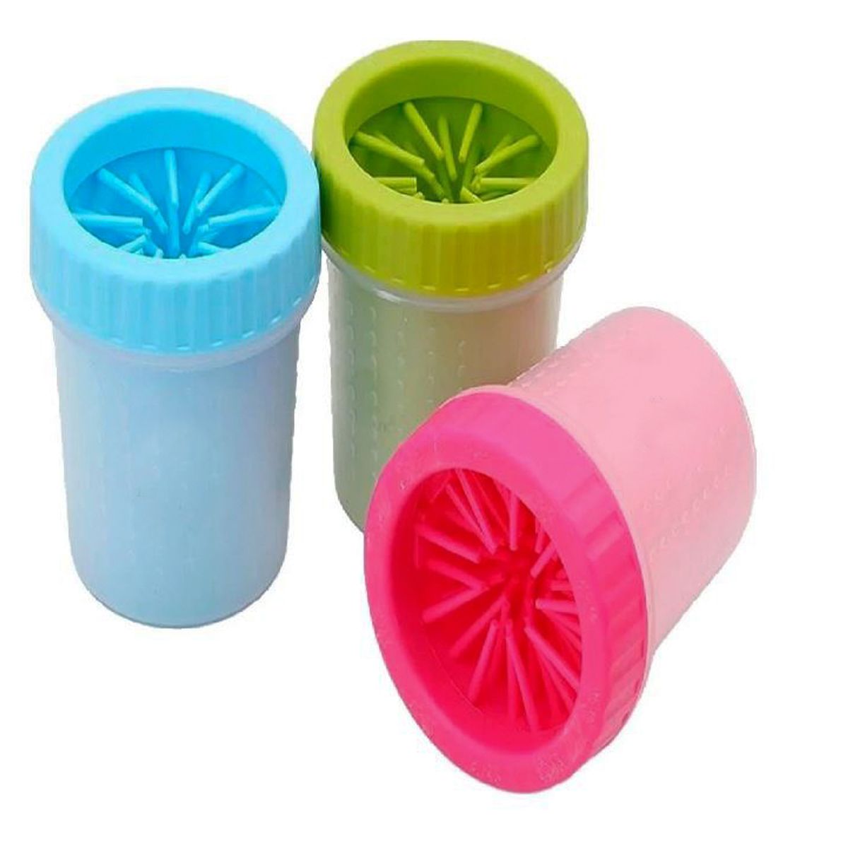 GENERICO - LIMPIADOR DE PATAS DE MASCOTAS - VERDE