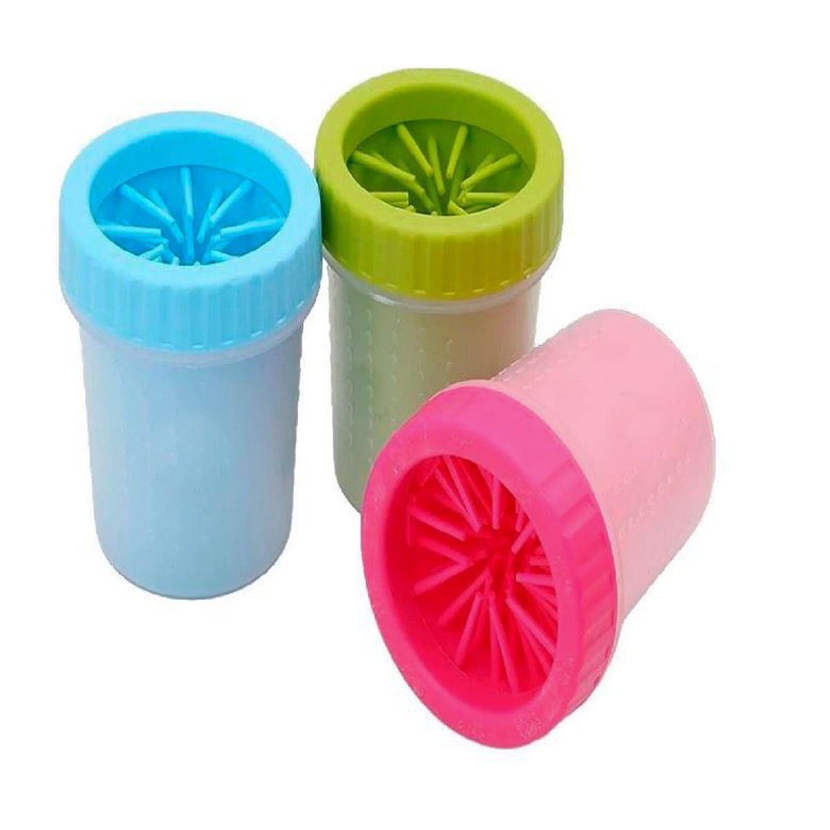 GENERICO - LIMPIADOR DE PATAS DE MASCOTAS - VERDE