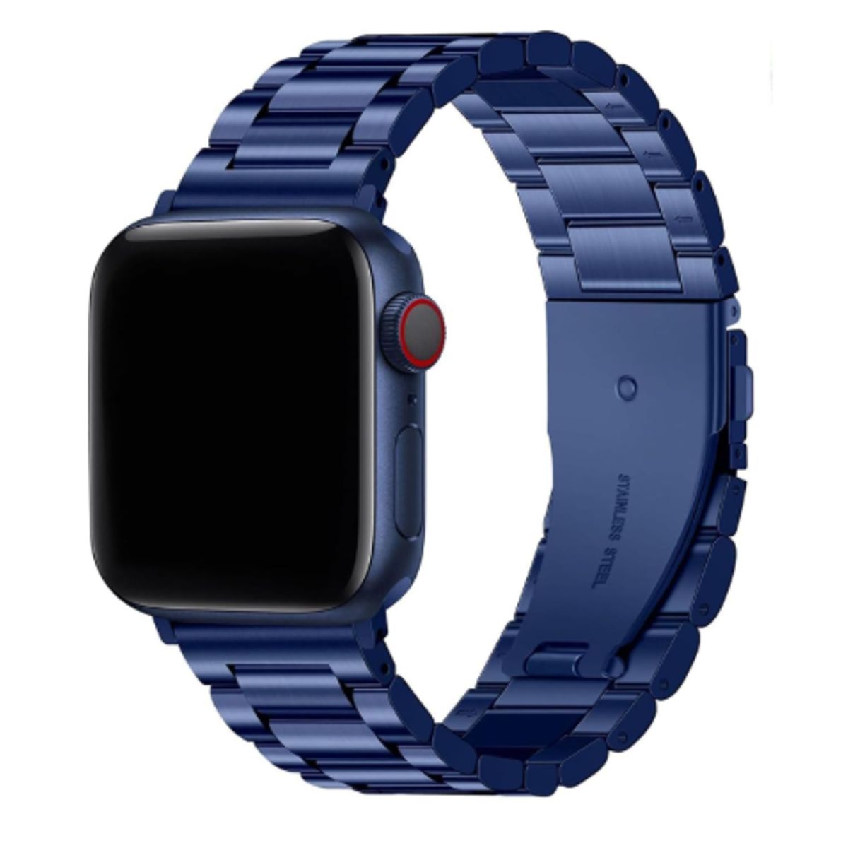 GENERICO - Correa Acero Eslabón Clásico para Apple Watch 49mm - AZUL