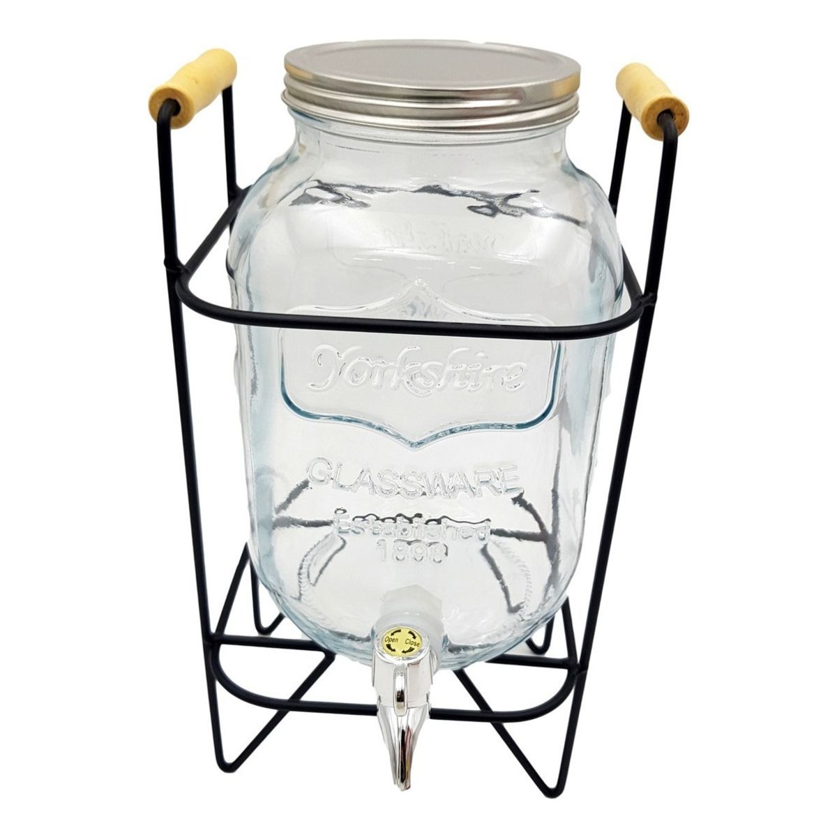 U BUY - Dispensador De Jugo 4 Litros Con Stand Metálico