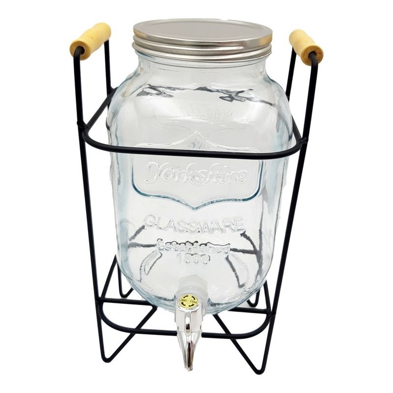 U BUY - Dispensador De Jugo 4 Litros Con Stand Metálico