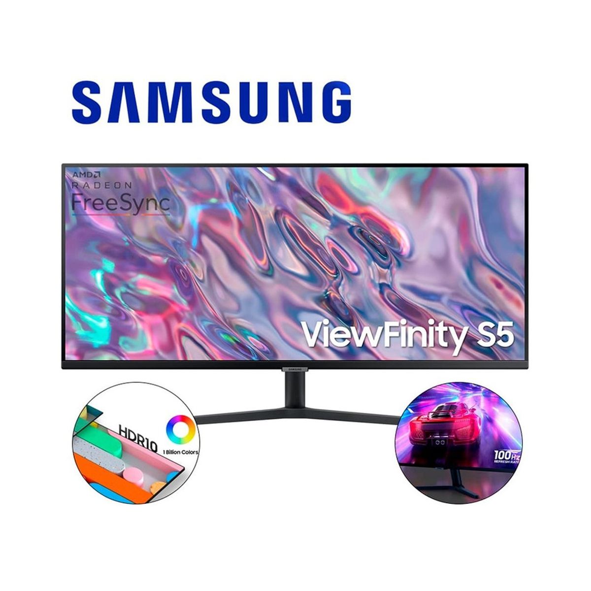 SAMSUNG - Monitor Samsung LS34C500GALXPE 34 ULTRAWIDE 100Hz 5ms VA PBP PIP