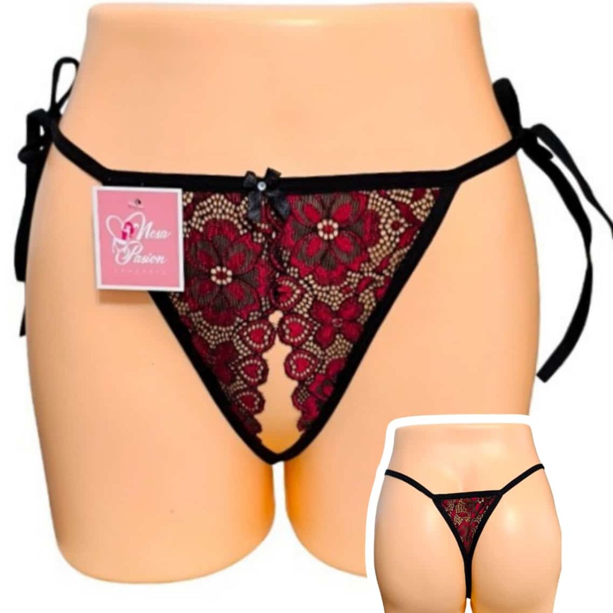 GENERICO - HILO TANGA SIEMPRE LISTA REGULABLE LENCERIA SEXY