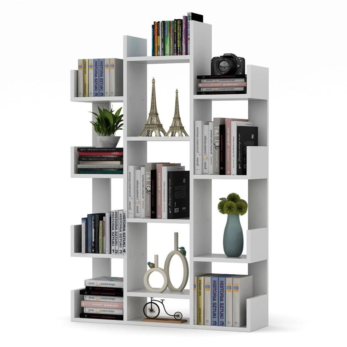 73 EXPERIENCE - Librero Sara Color Blanco 73 Experience