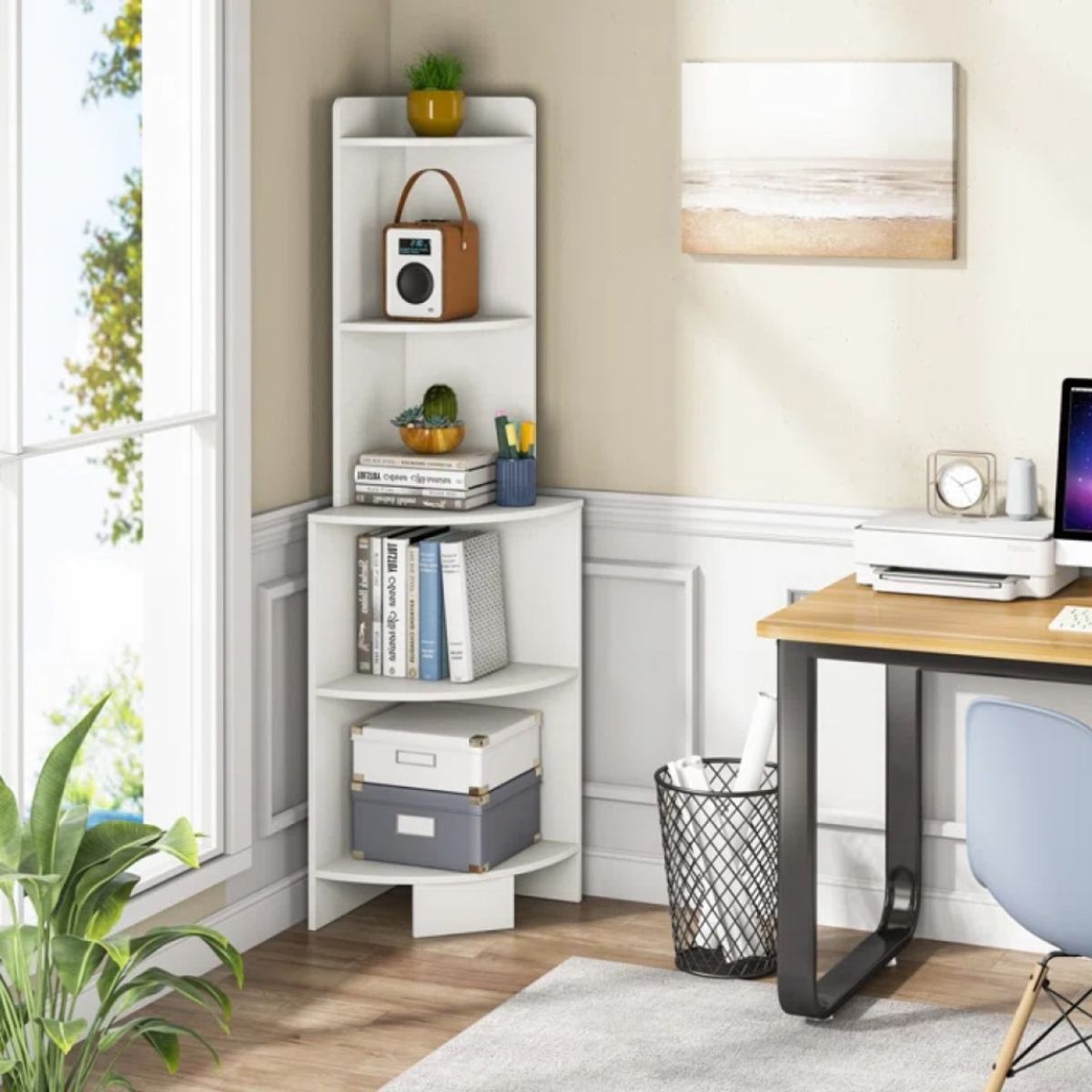 73 EXPERIENCE - Librero Ñaki Color Blanco 73 Experience