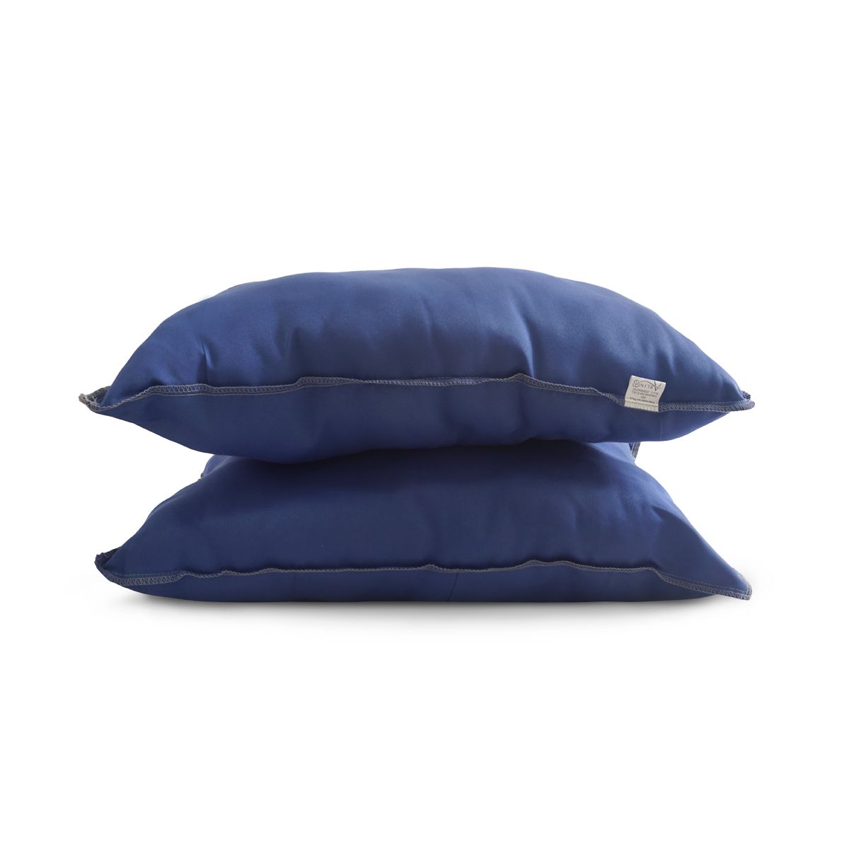 ARLIN TEXTIL - Pack de 2 Almohadas Nuth Microfibra Azul