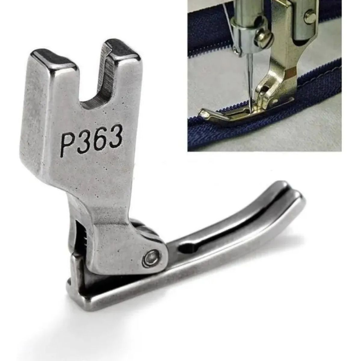 GENERICO - Pie Prensatelas Cierre Doble Metal Para Recta Industrial