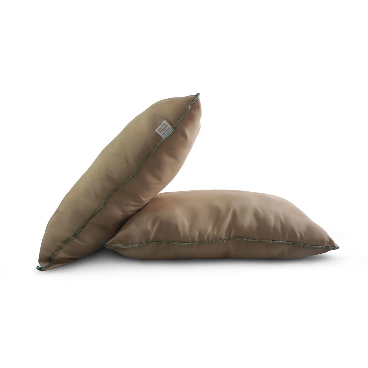 ARLIN TEXTIL - Pack de 2 Almohadas Nuth Microfibra Beige