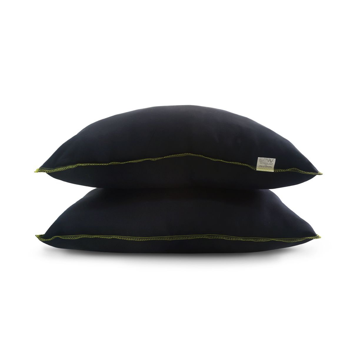 ARLIN TEXTIL - Pack de 2 Almohadas Nuth Microfibra Azul Marino