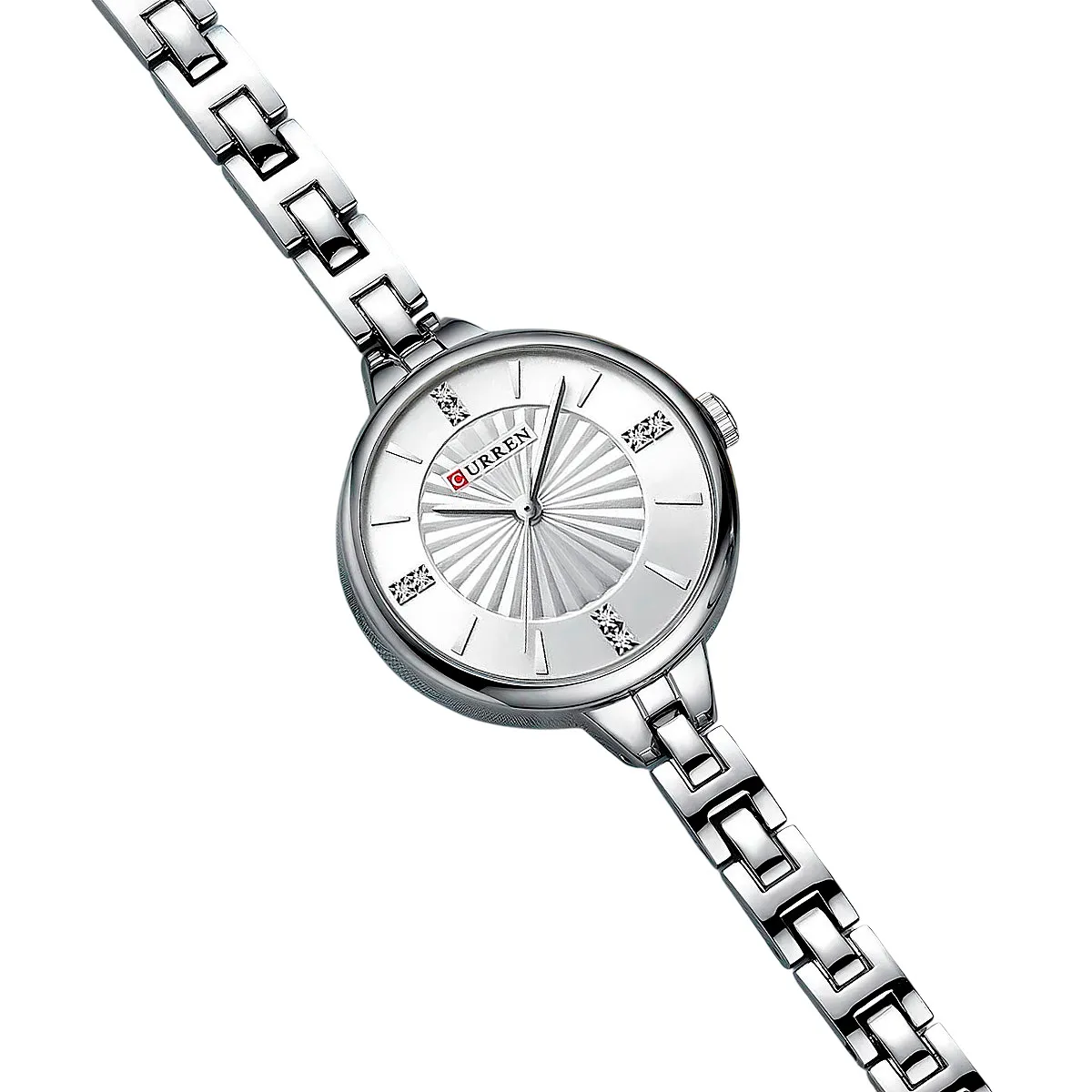 CURREN - Reloj Elegante Mujer Curren 9097 En Acero Inoxidable