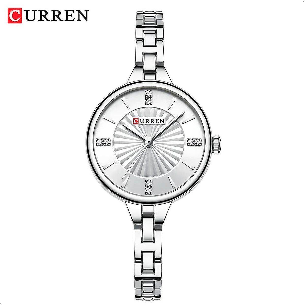 CURREN - Reloj Elegante Mujer Curren 9097 En Acero Inoxidable