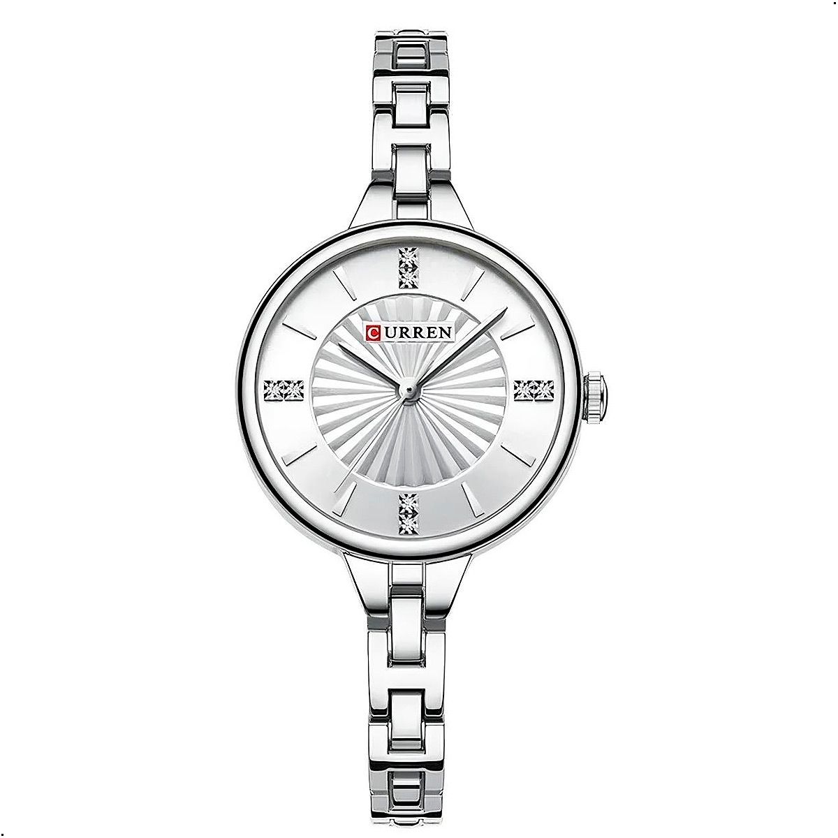 CURREN - Reloj Elegante Mujer Curren 9097 En Acero Inoxidable