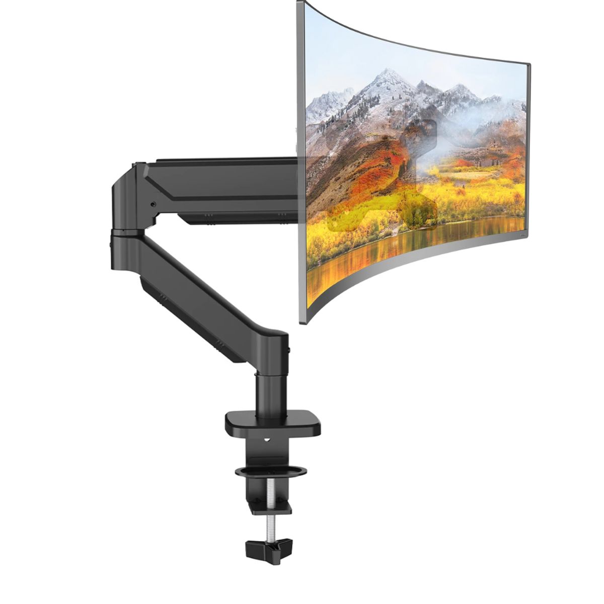 SEISA - Soporte de Monitor Ergonomia Brazo Articulado de mesa 13 a 32 Pulgadas