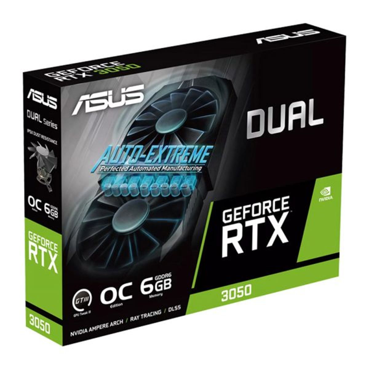 ASUS - TARJETA DE VIDEO ASUS Dual GeForce RTX 3050 OC 6GB GDDR6, PCI-E 4.0