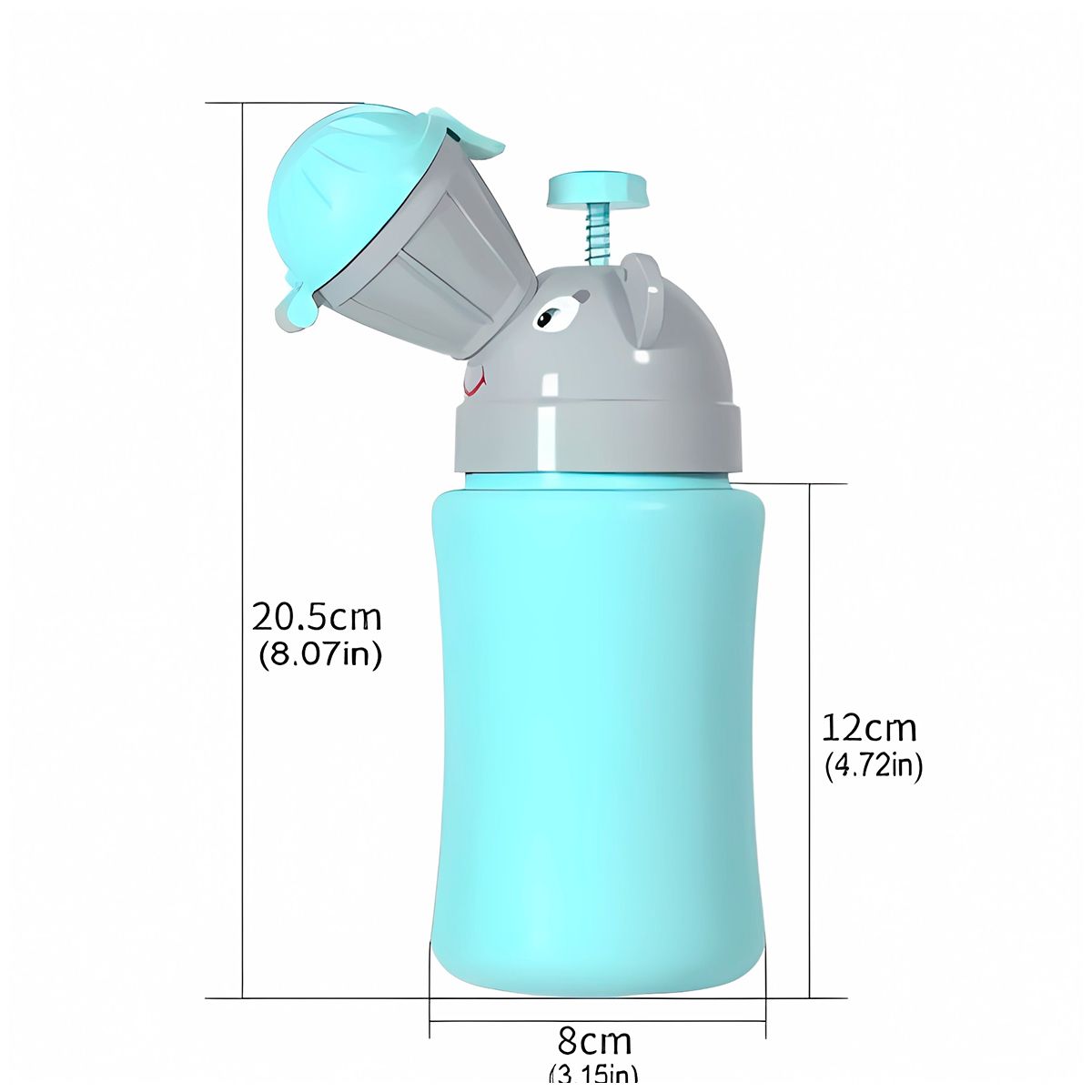 GENERICO - URINARIO PORTATIL PARA NIÑOS BACIN BEBE CELESTE