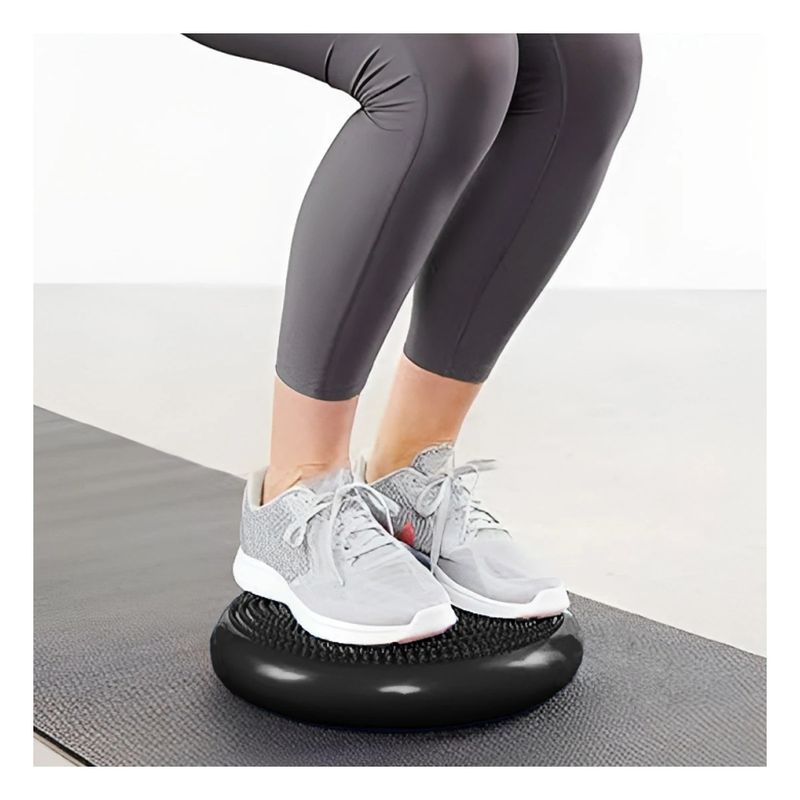 GENERICO - Pack2 Disco de Balance de Ejercicio en Color Negro