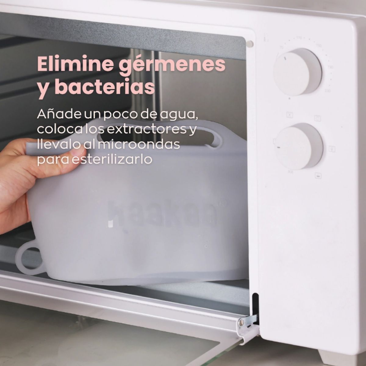 HAAKAA - Set Sacaleche Haakaa Wearable Shell 2 u + bolsa esterilizada