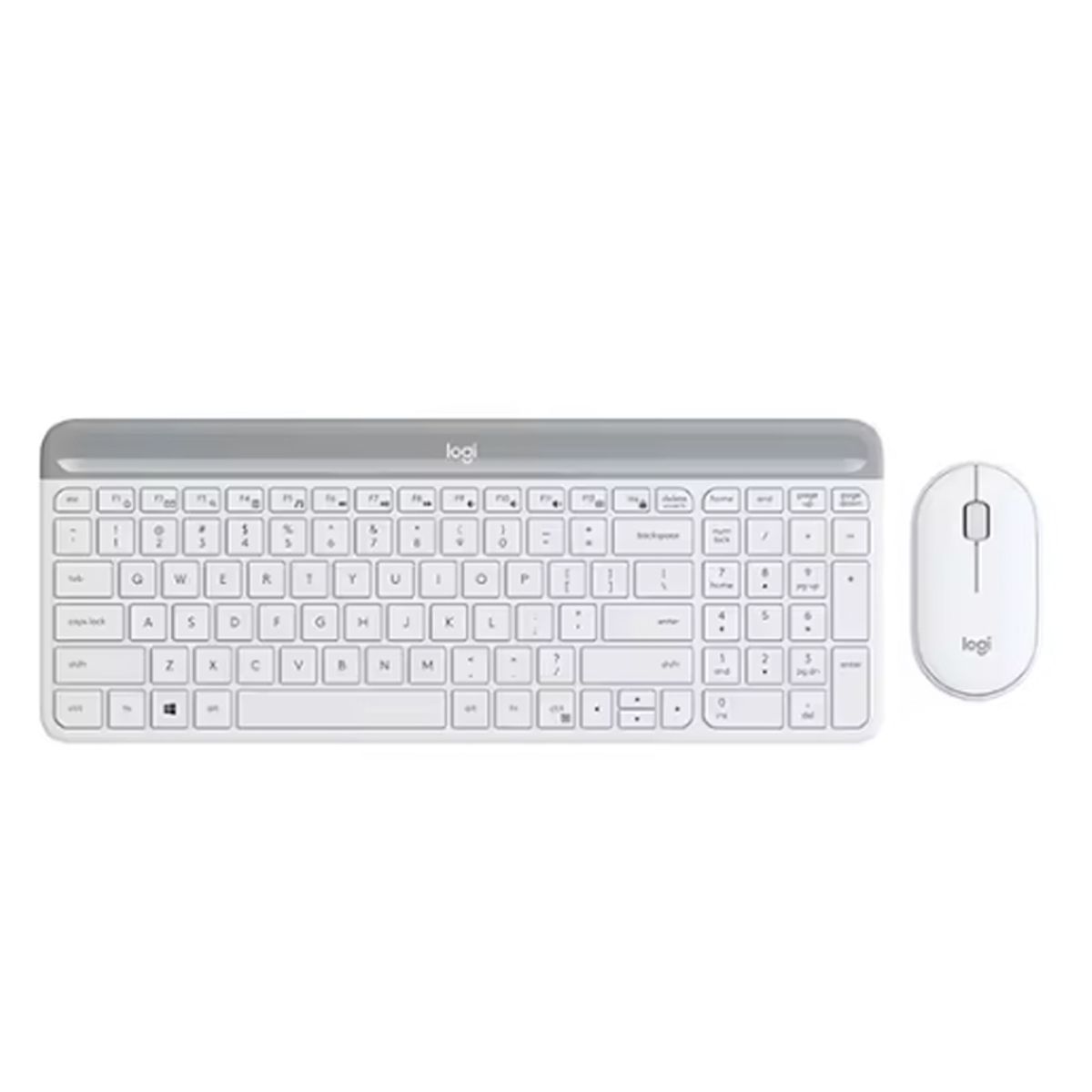 LOGITECH - Kit De Teclado y Mouse Logitech MK470 - Blanco