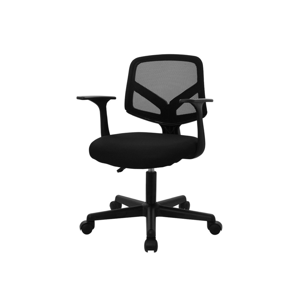 OFIDEAS - Silla De Escritorio Sou Con Brazos Negro Ofideas