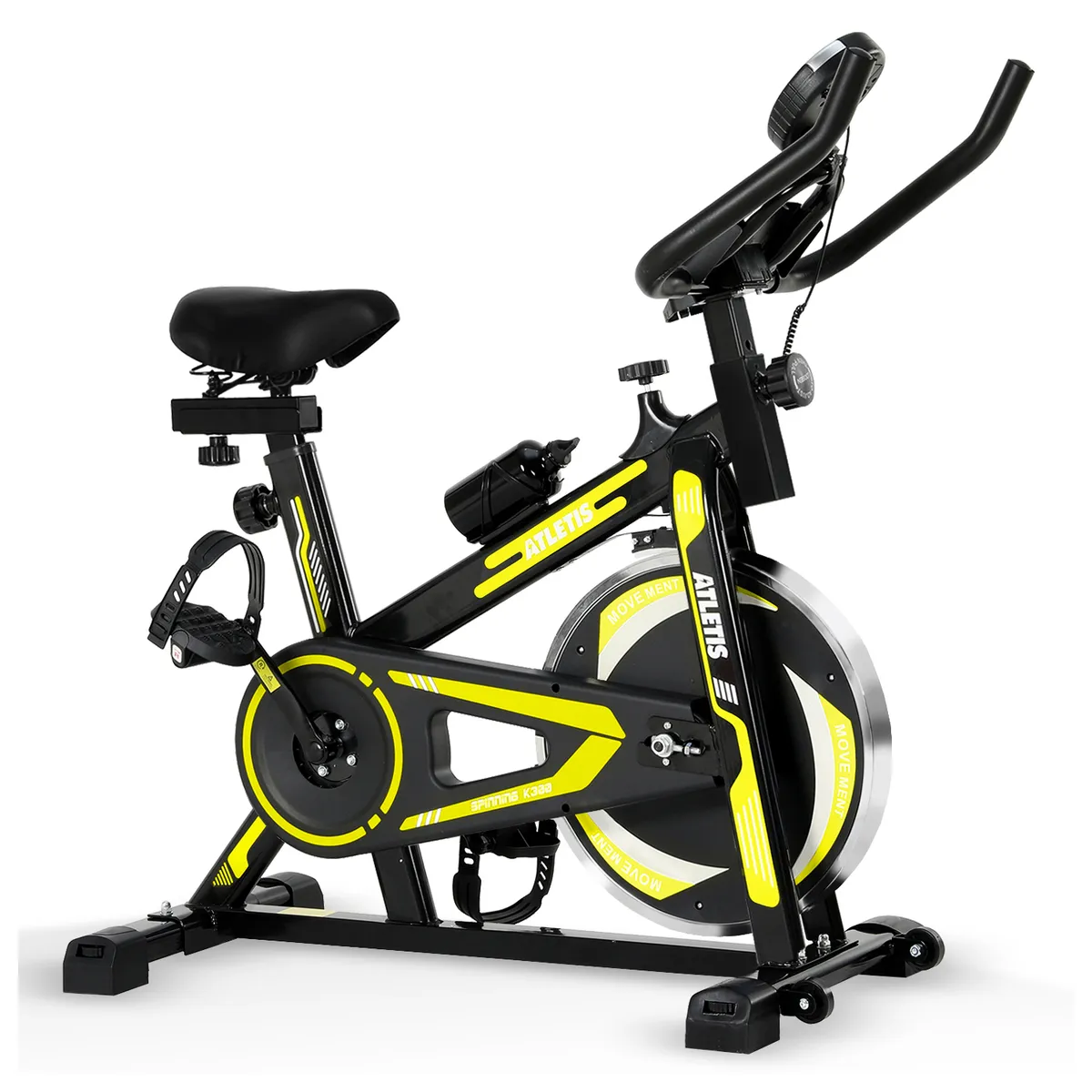 ATLETIS - Bicicleta Spinning K300 6kg Amarillo