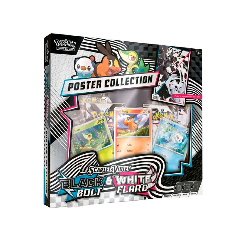 POKEMON - Poster Collection Scarlet & Violet Black Bolt White English