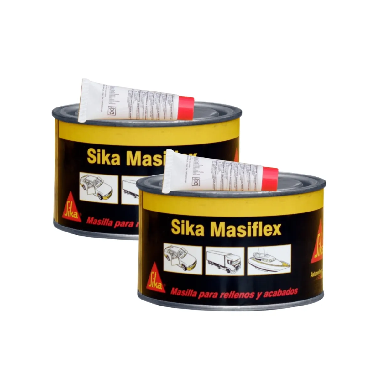 SIKA - Pack 2 Masillas para rellenos y acabados Sika Masiflex 600g