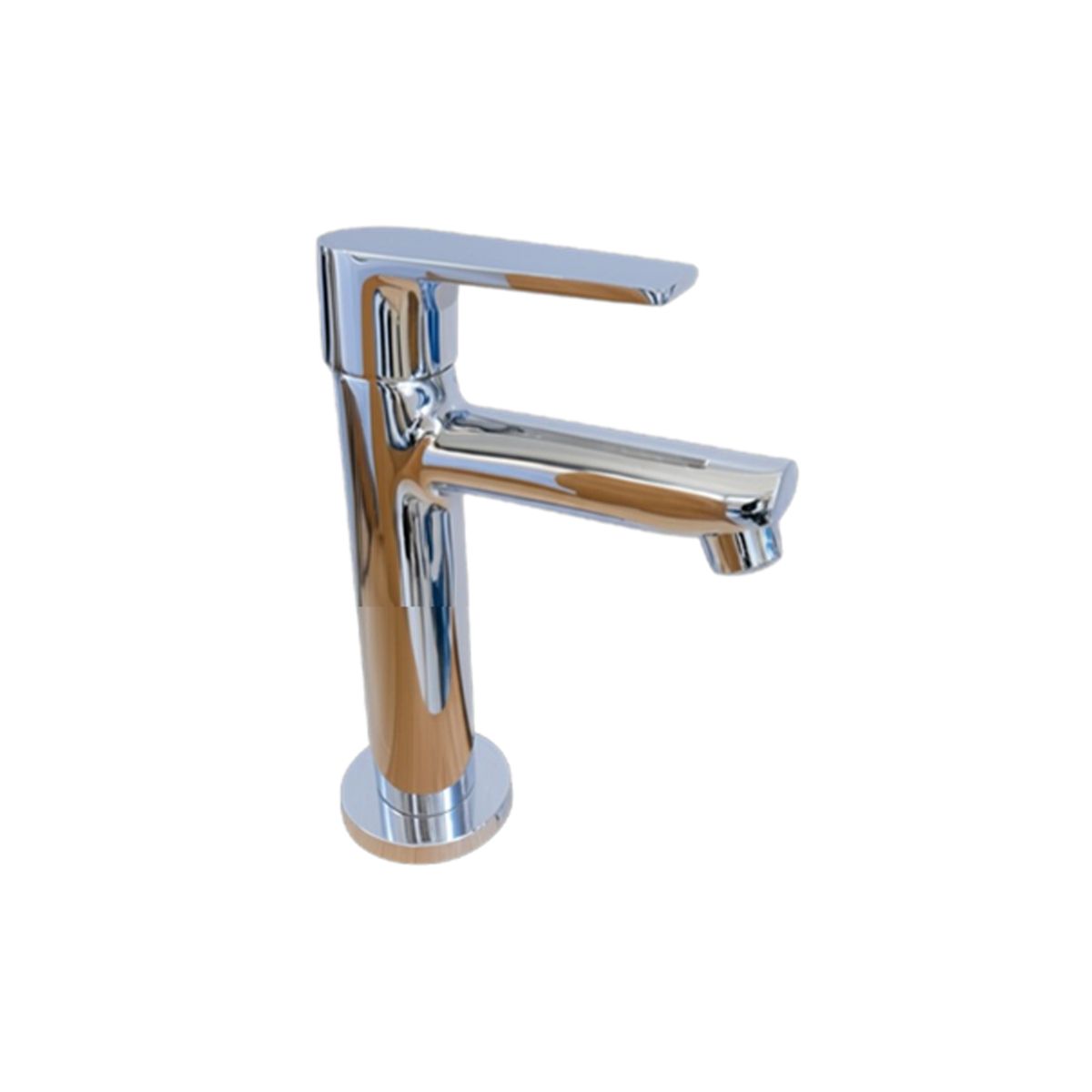 GENERICO - Grifería Fermetal Para lavamanos 1 Vía Cromada Baja