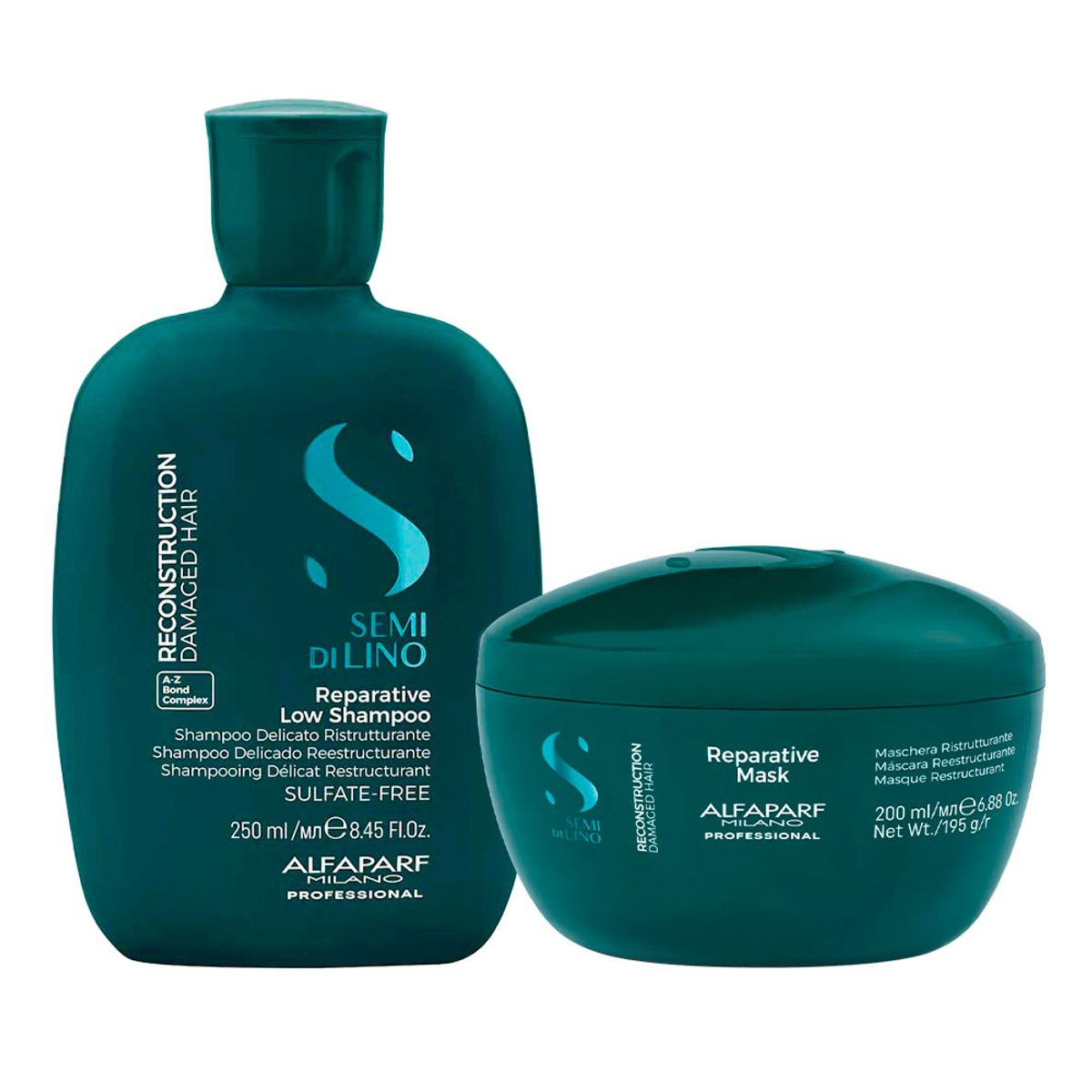ALFAPARF MILANO - Reparative Low Alfaparf Shampoo 250ml + Mask 200ml