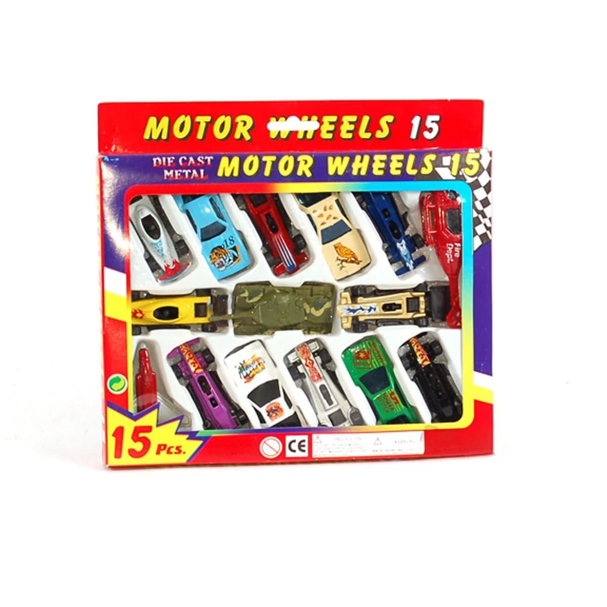 GENERICO - Carritos de Metal Pequeños para Niños con 15 Piezas